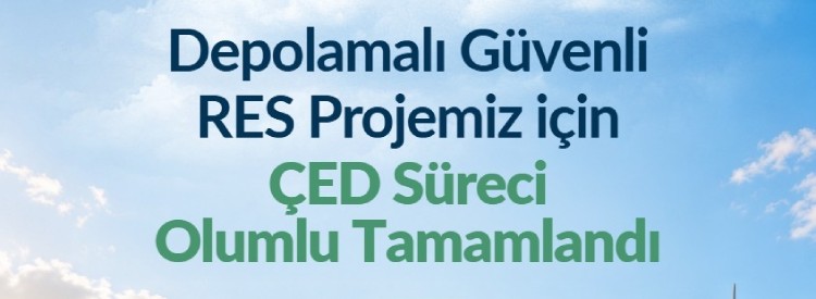 IC Enterra'nın Depolamalı Güvenli RES Projesi için ÇED Süreci Tamamlandı